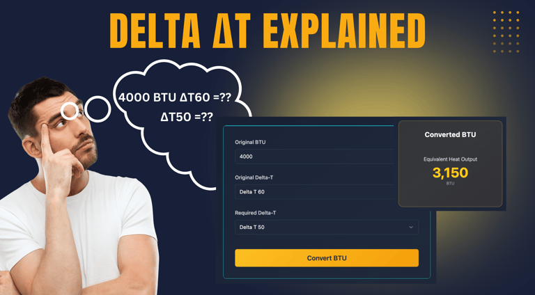 How to convert heating calculations free and easy