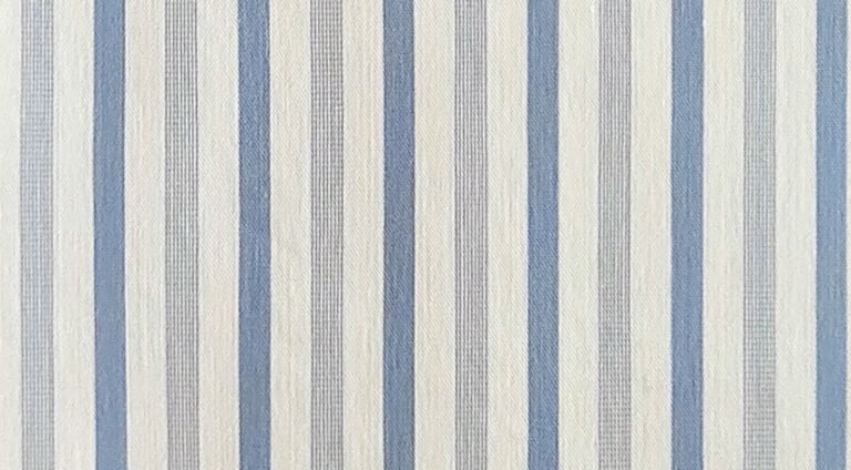 a striped shirt with a blue and white striped shirt fabric
