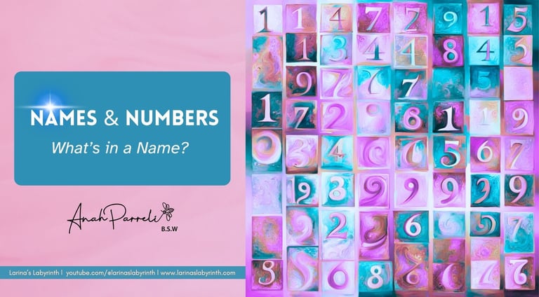Numerology. Names and Numbers