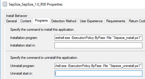 sccm powershell application install