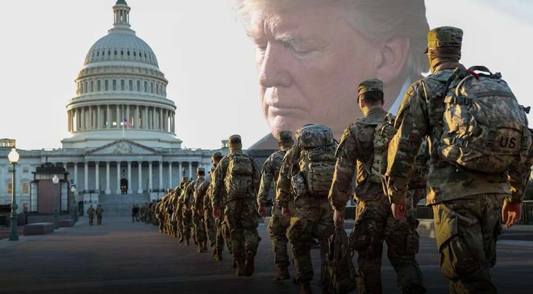 Trump create war to stop elections