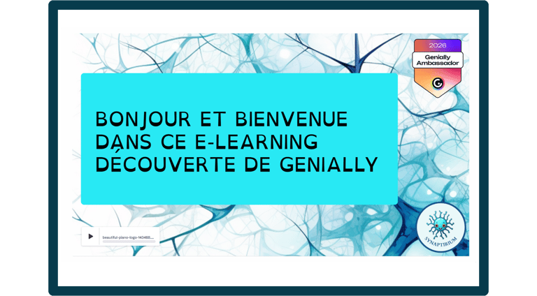 Conceptions parcours E-Learning.