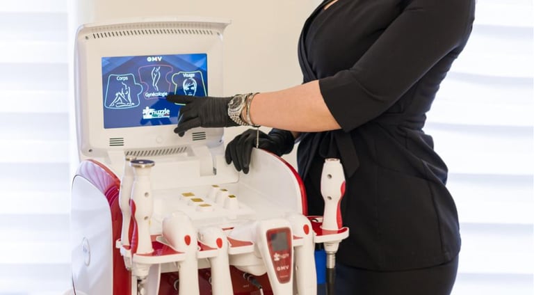 Radiofréquence medicale realisée chez medi kiss dermaclinic 