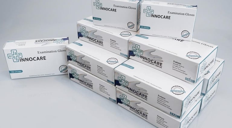Innocare Brand Surgical Gloves supplier in india, Examination gloves supplier in India.