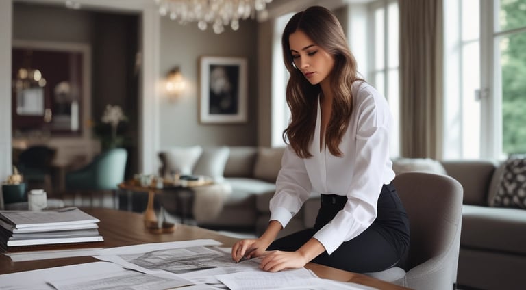 Bright living room with modern inventory
