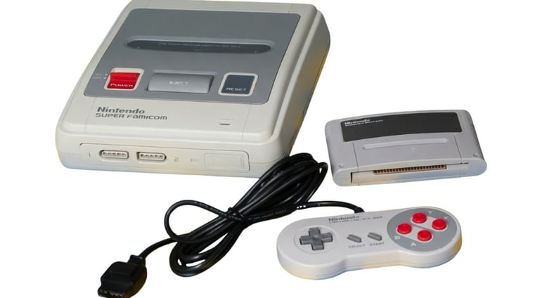 Console Super Famicom 1989 completo com 1 controle e cartucho