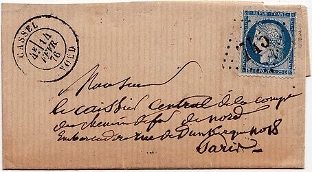 Cassel : large numerals 745 and type 18.