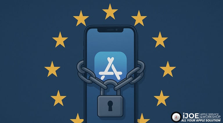 Ini adalah gambar dari Artikel iJOE - Apple Service Surabaya yang berjudul : Kekangan Uni Eropa pada Apple