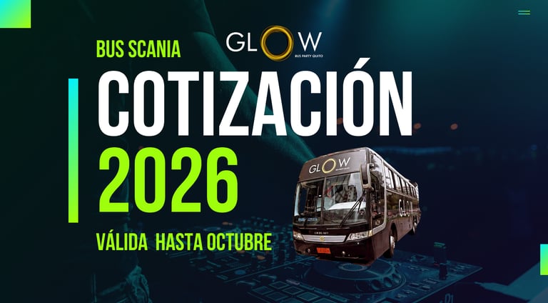 PRECIOS BUS PARTY GLOW QUITO 
