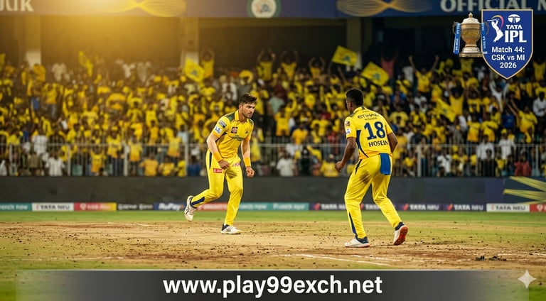 Play99exch CSK VS MI
