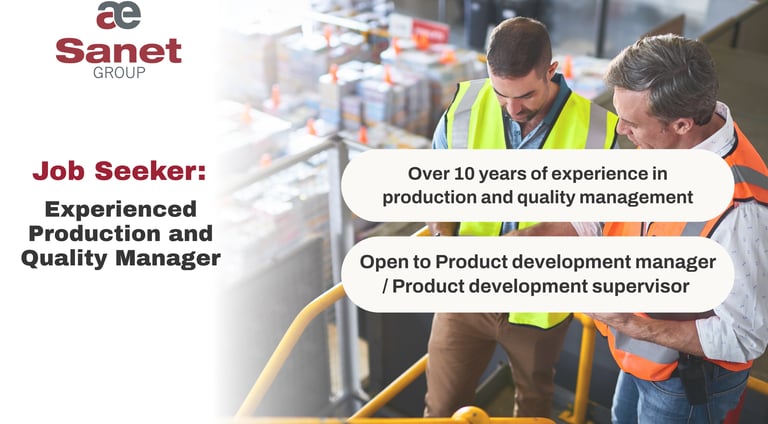 Production and quality manager