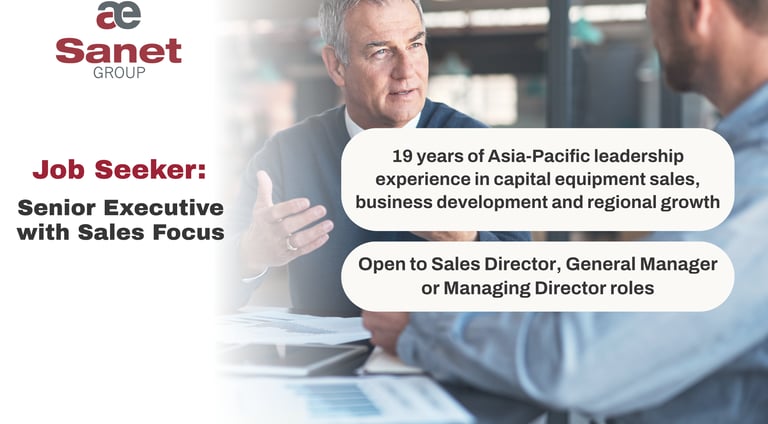 Senior Executive with Sales Focus