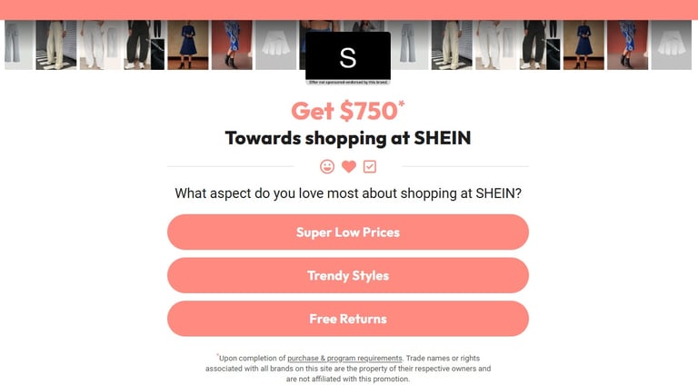Shein Gift Card