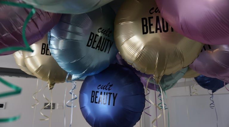 cult beauty balloons