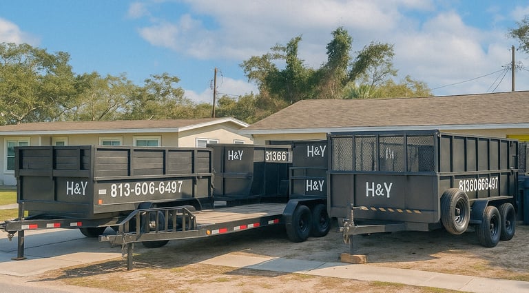 Dumpster and Flatbed Trailer Rental Tampa