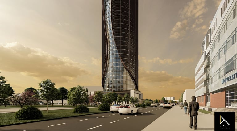 Proiect cladire tip turn - Bucuresti