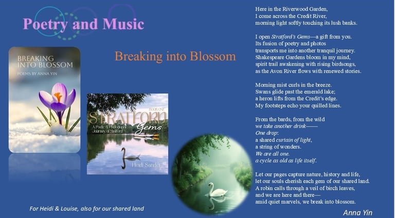 Anna Yin - poem - Breaking into Blossom