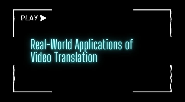 Real world application of video translation | ToAsia.biz