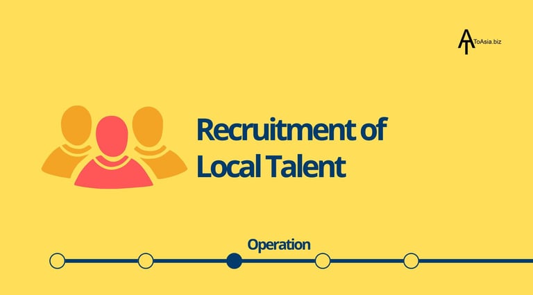 Asia Market Entry Strategies | Recruitment of Local Talent | ToAsia.biz