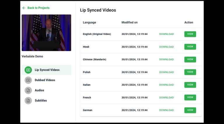 Review and Finalize translated video | ToAsia.biz