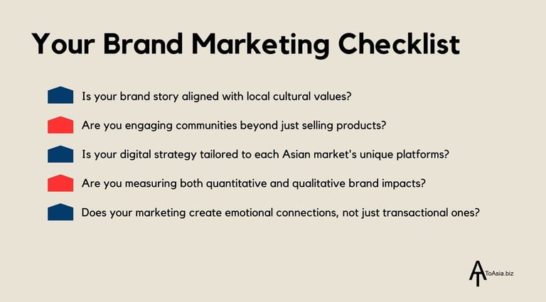 Your Brand Marketing Checklist for Asia | ToAsia.biz