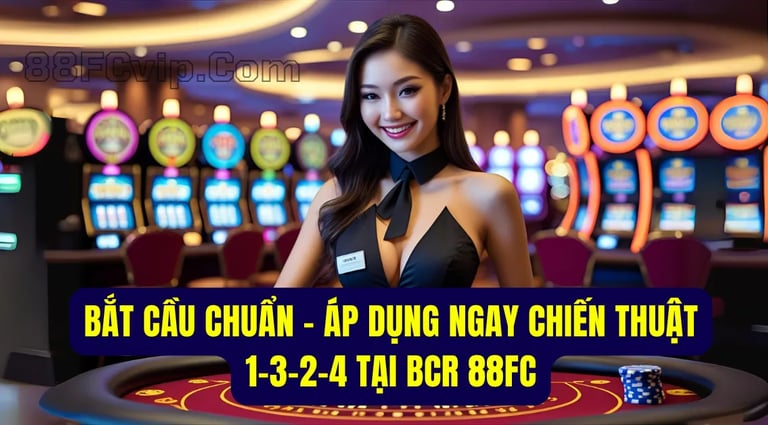Hình minh họa người chơi bắt cầu bằng chiến thuật 1-3-2-4 tại 88FC