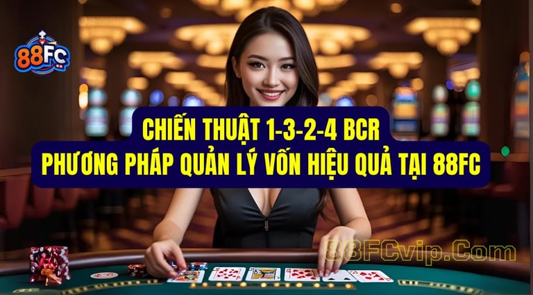Chiến thuật 1-3-2-4 Baccarat giúp kiểm soát vốn tại 88FC