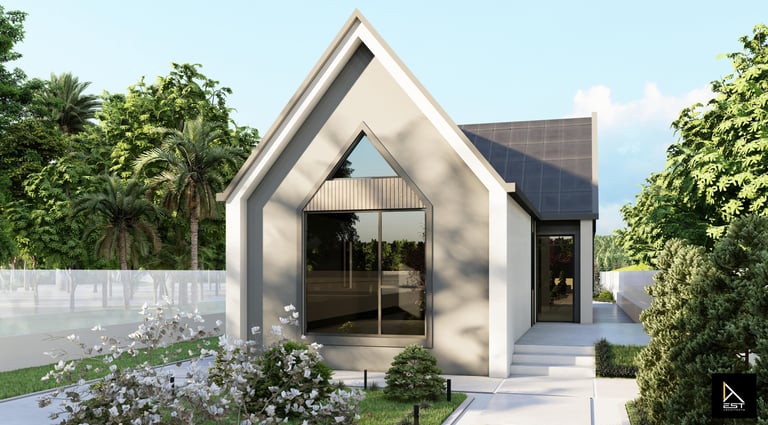 Locuinta parter cu design minimalist