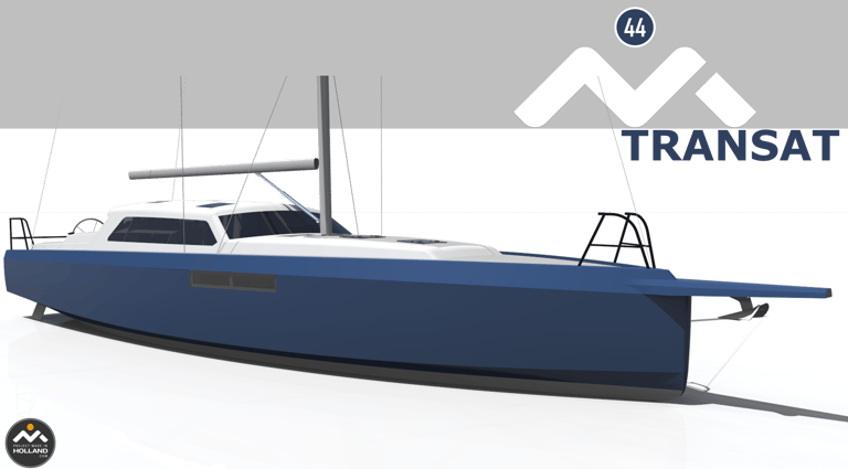 M44 Transat design of a sailing yacht