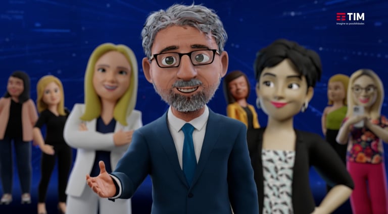 vídeo de animação 3D marketing