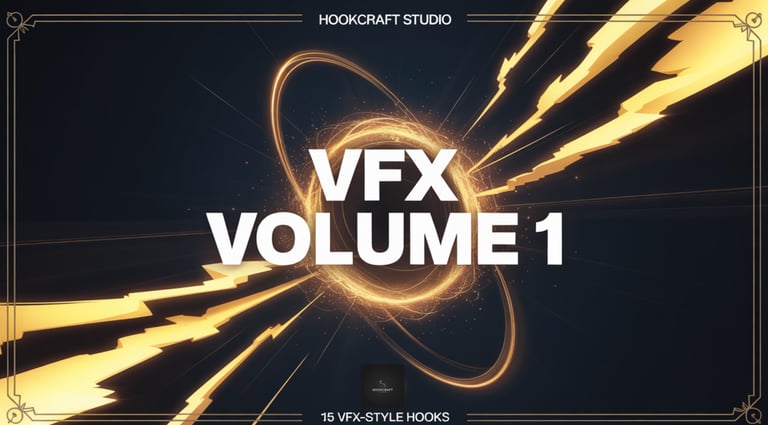 VFX cinematic hook videos with superpower, energy, and motion effects