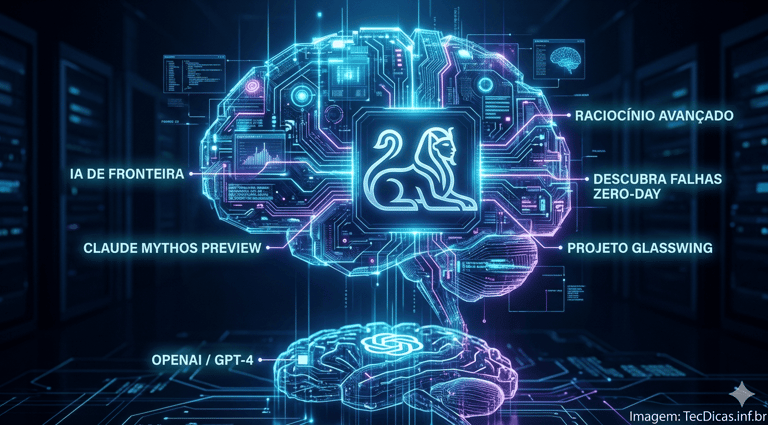 Conheça o Claude Mythos Preview, a nova IA da Anthropic proibida para o público.