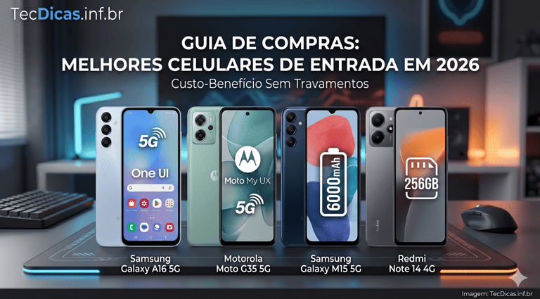 Melhores Celulares de Entrada em 2026