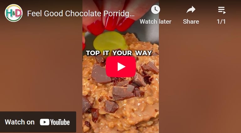 Porridge al cioccolato