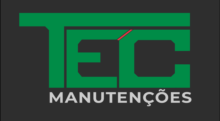 logotipo tipográfico de empresa TEC Manutenções