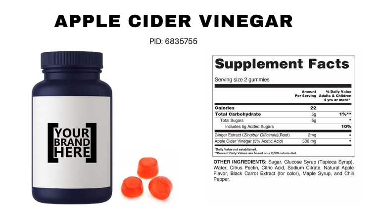 apple cider vinegar vitamins