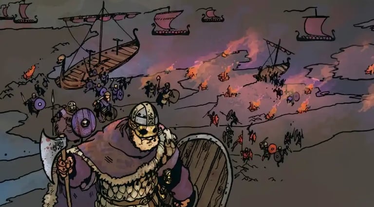Vikings, débarquement, drakkars
