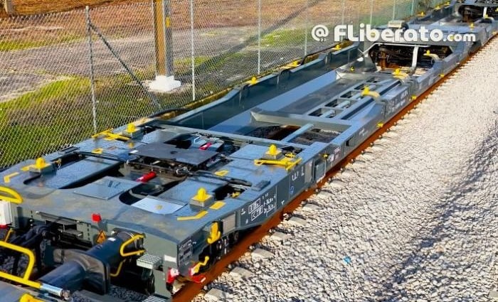 vagões Sdggmrss semi-reboques  Tatravagonka RENFE Mercancías