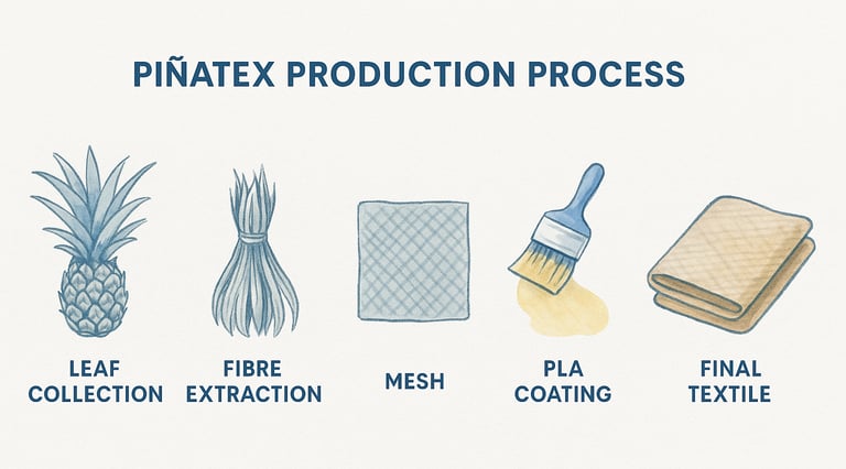  Piñatex Production Process, © 2025