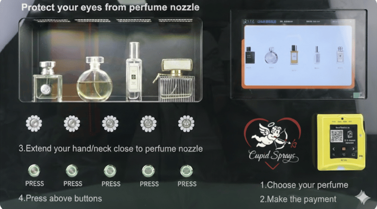 Perfume Spray Vending Machine