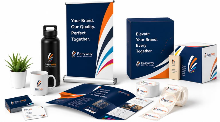 Custom printing services for restaurants in Raleigh NC by Easyway Print Solutions