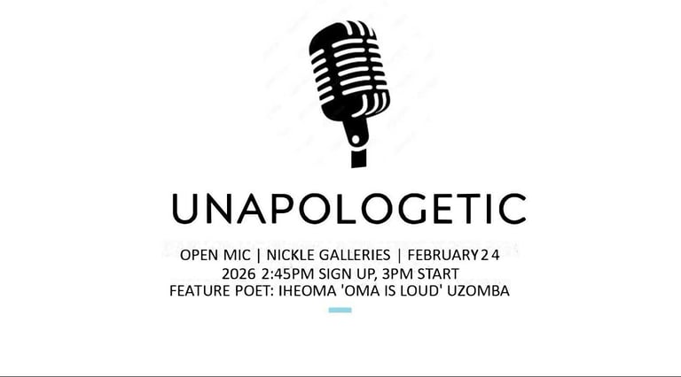Unapologetic: Open Mic Poetry Event 