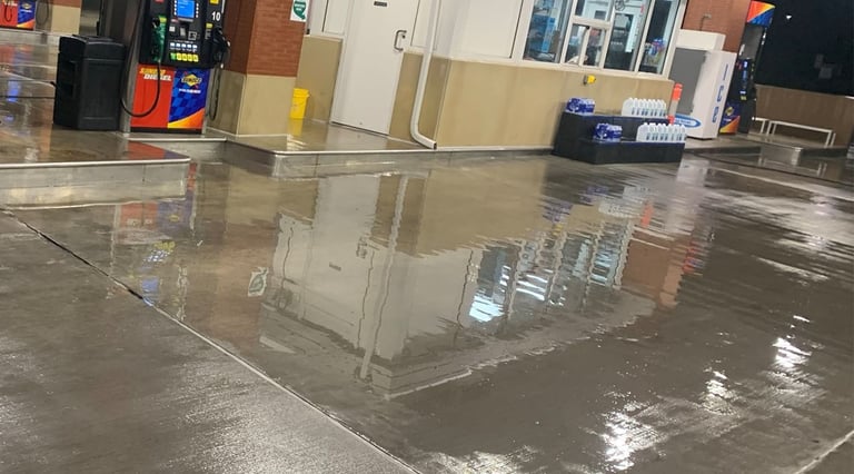 GAS STATION PRESSURE CLEANING SERVICES