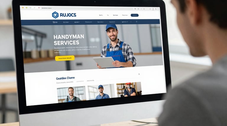 A simple, clean server room with glowing lights indicating active hosting services.