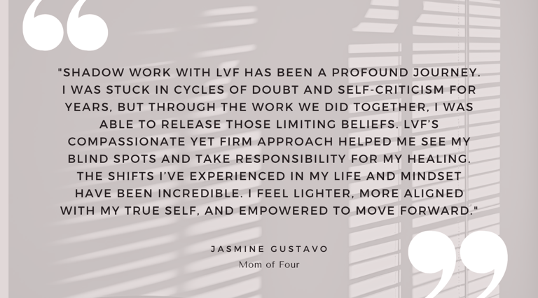 A testimonial for the book and/or coaching service by LVF at LVFLVX.com by Mom of Four.