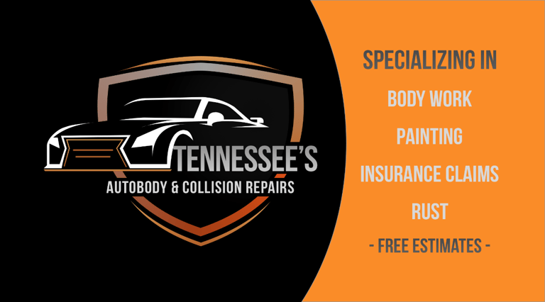 Tennessee's Autobody & Collision Repairs offering car painting, rust removal, and insurance claims.