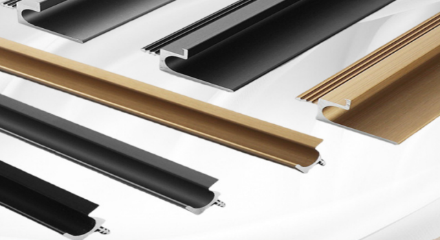 Aluminum parent-child pull handles showcasing hidden edge-banding design, thickened alloy construction