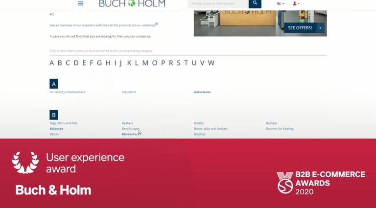 Buch & Holm UX Award