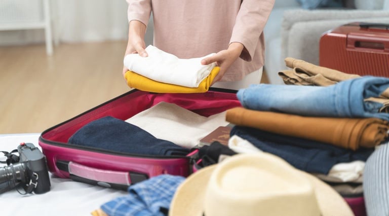 Travel Packing Illustration