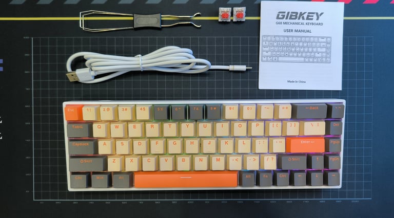 gibkey g68 box contents